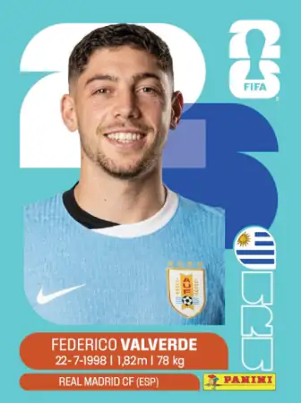 URU10 Federico Valverde