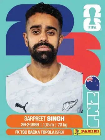 NZL11 Sarpreet Singh