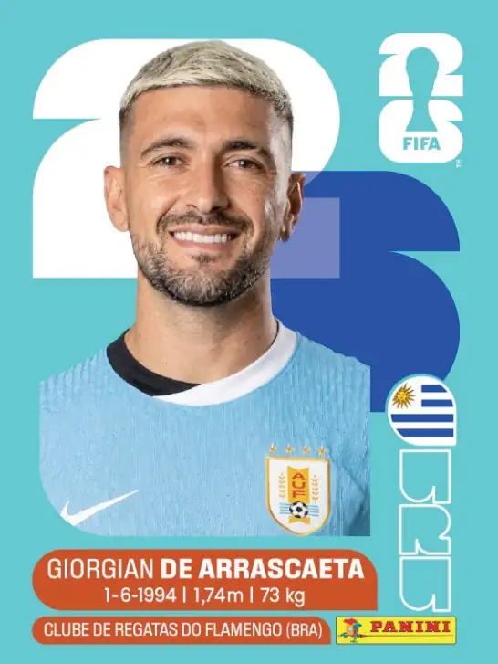 URU11 Giorgian De Arrascaeta